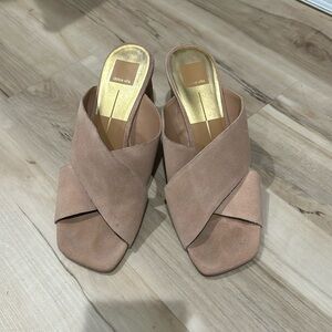 Dolce Vita Nude Sandal Heels - Size 11